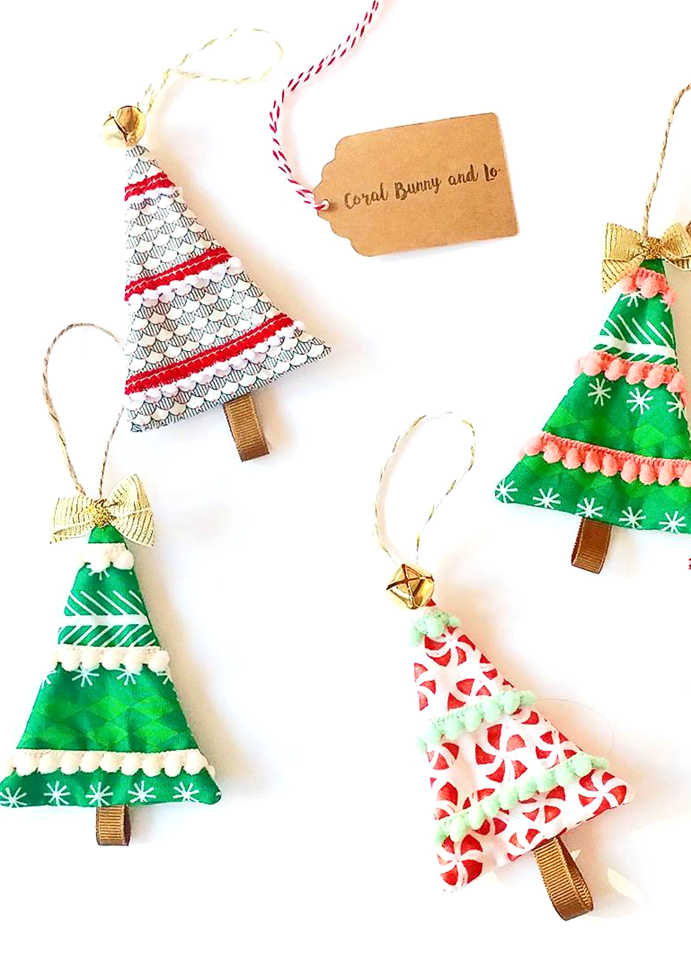Handmade Christmas in July Gift Ideas Coral Bunny and Lo